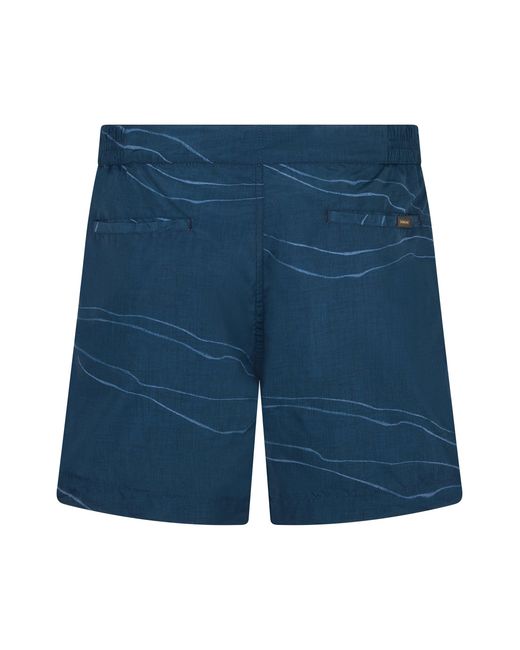 Slowear Blue Technical Fabric Swim Shorts for men