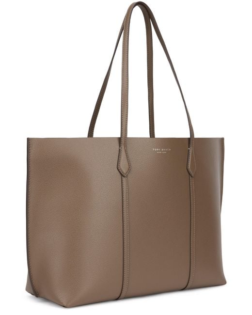Tory Burch Brown Perry Leather Tote Bag