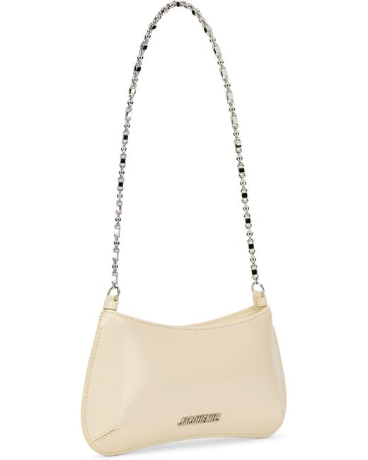 Jacquemus Natural Bag The Little Kiss Chain