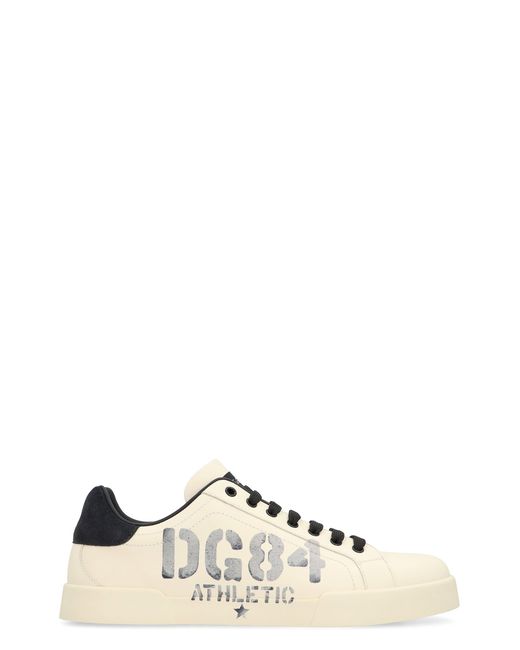 Dolce & Gabbana Natural Sports Shoes With Logo for men