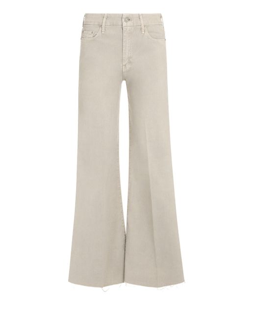 Jeans The Roller Fray in cotone di Mother in Gray