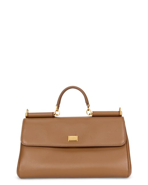 Dolce & Gabbana Brown Handbag My Sicily