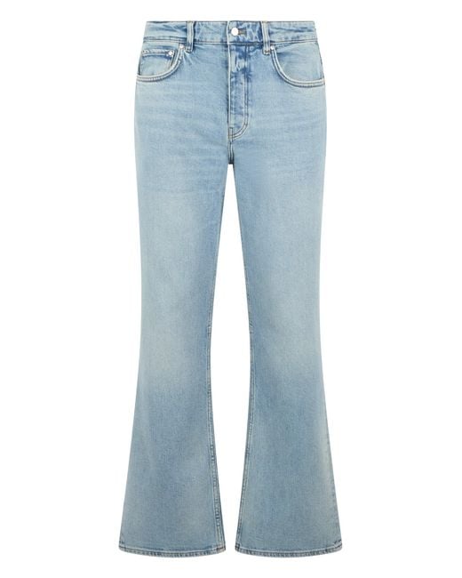 Represent Blue Flared Jeans for men