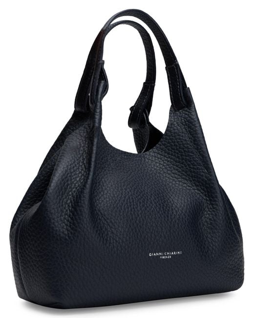 Gianni Chiarini Blue Hobo Shoulder Bag