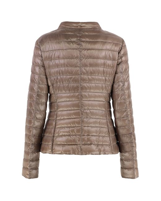 Herno Brown Elena Short Down Jacket