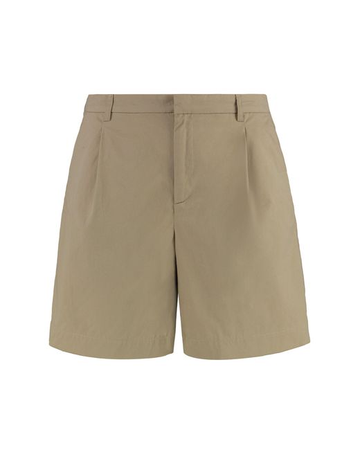 A.P.C. Natural Crew Cotton Bermuda Shorts for men