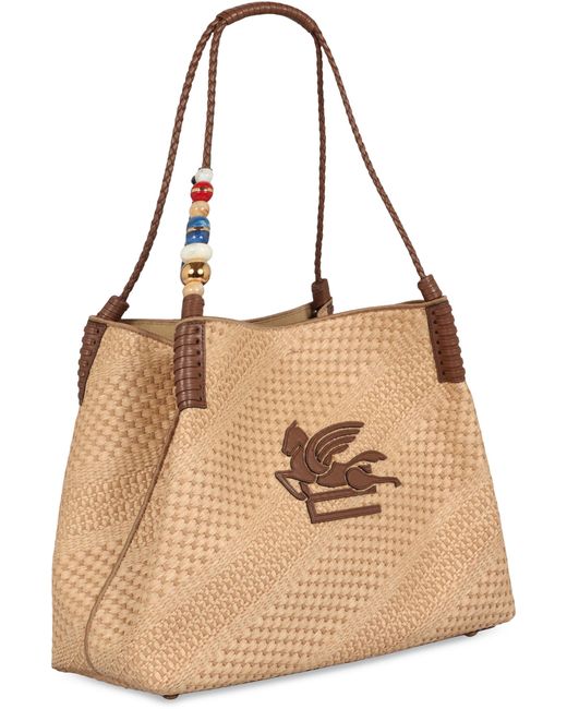 Etro Natural Shopping Bag Libra Large