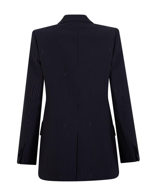 Fendi Blue Double-Breasted Blazer