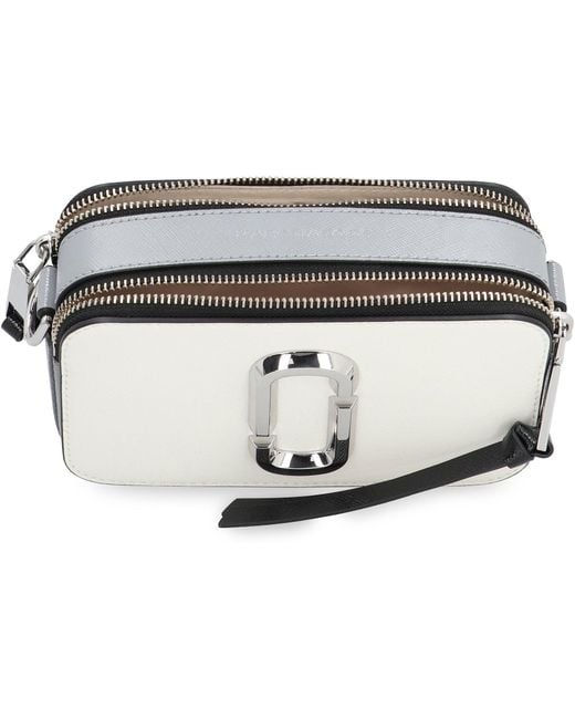 Marc Jacobs Gray The Snapshot Leather Camera Bag