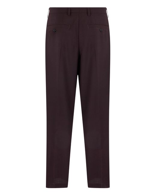 Department 5 Blue Wool Blend Pants for men