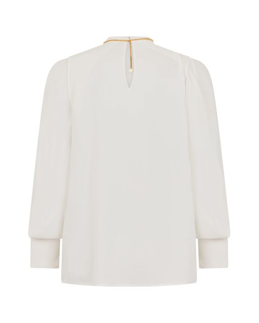 Elisabetta Franchi White Blouse