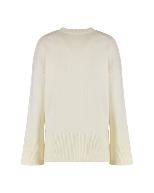 P.A.R.O.S.H. White Sweater With A Round Neck