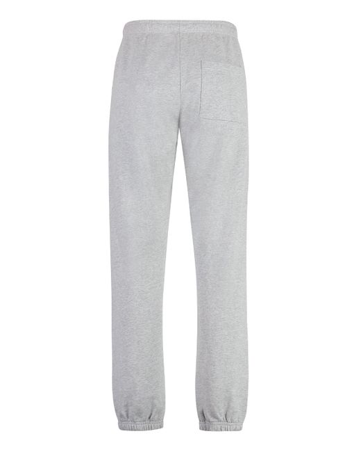 Sporty & Rich Gray Cotton Track-pants for men
