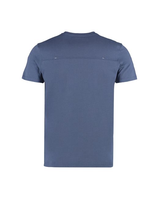 K-Way Blue Logo Cotton T-shirt for men