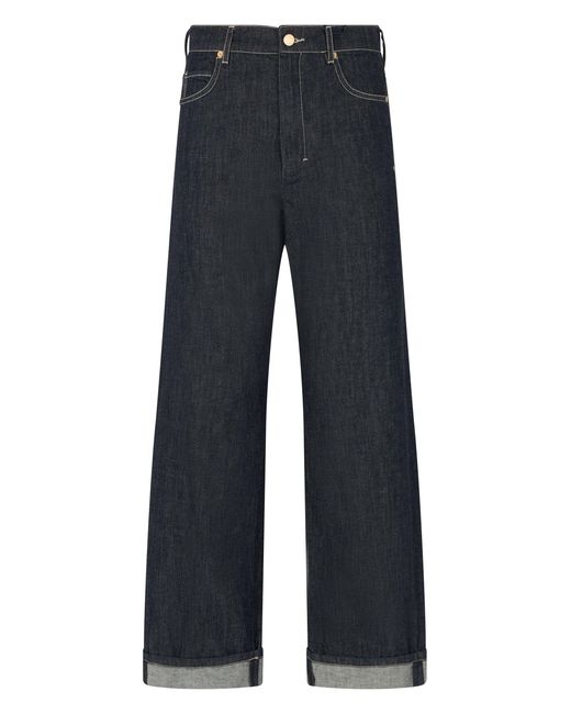 Max Mara Blue Straight Jeans