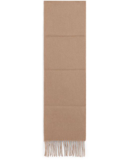 Vivienne Westwood Natural Fringed Wool Scarf Shawl