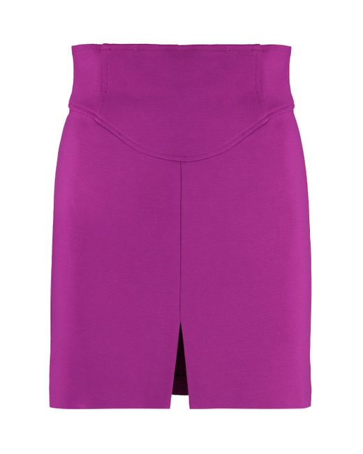 Pinko Purple Gnomeo Mini Skirt