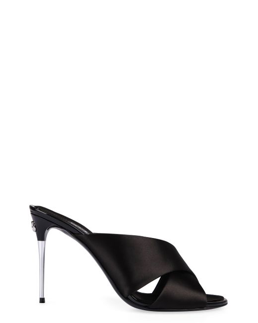 Mules Keira open-toe di Dolce & Gabbana in Black