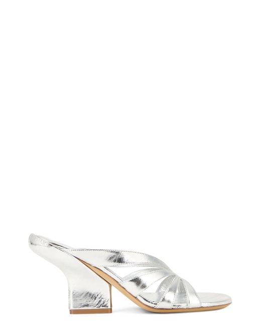 Dries Van Noten White Elegant With Heel