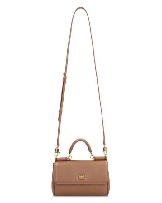 Dolce & Gabbana Brown Handbag My Sicily