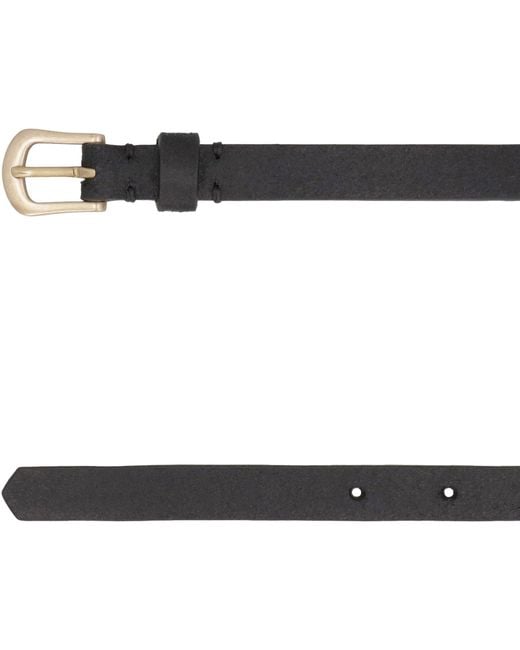 Golden Goose Deluxe Brand Black Trinidad Leather Belt