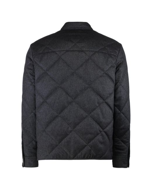 Camicia in cachemire di Prada in Black da Uomo