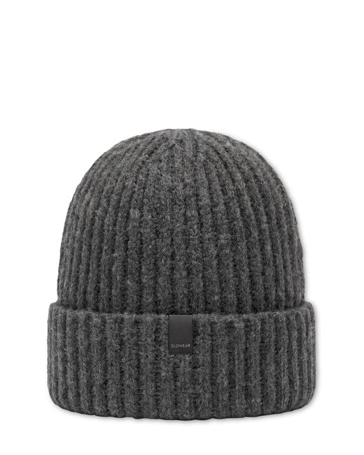 Slowear Gray Hat Made Of Wool Blend for men