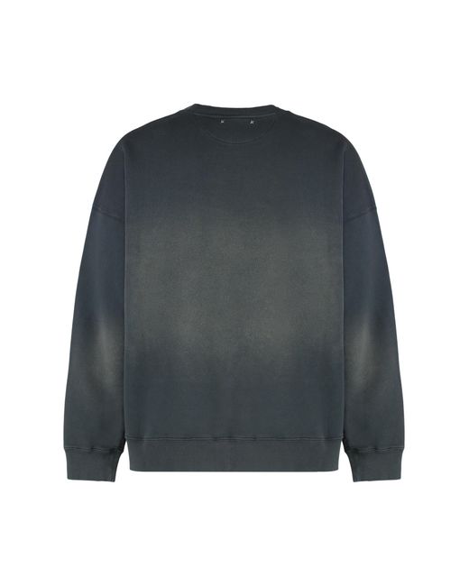 Golden Goose Deluxe Brand Gray Cotton Crew-neck Sweatshirt for men