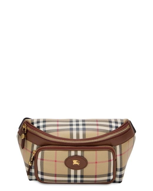 Burberry Brown Marsupio Check for men