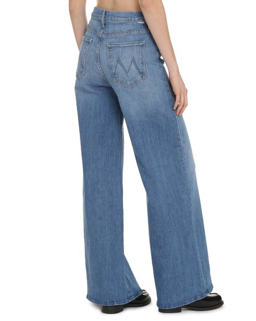 Mother Blue The Undercover Wide-leg Jeans