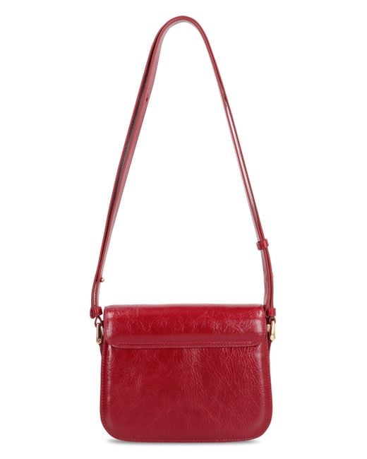 Borsa Grace Small in pelle di A.P.C. in Red