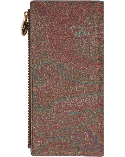 Etro Brown Wallet Arnica