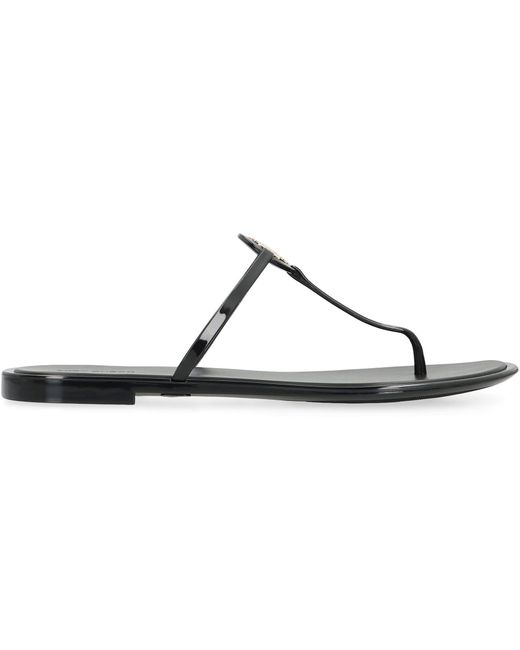 Tory Burch Black Mini Miller Jelly Sandals