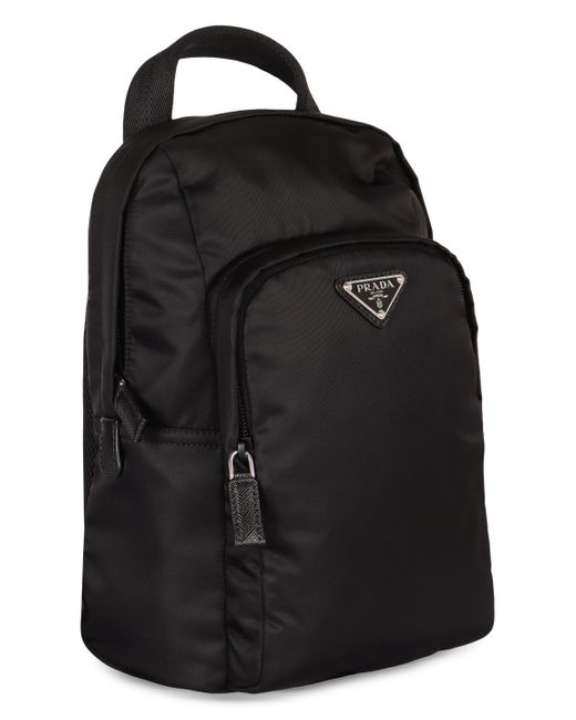 Zaino in Re-Nylon di Prada in Black da Uomo