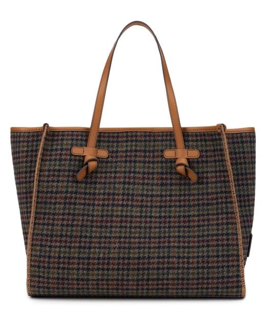 Gianni Chiarini Brown Tote Bag With Included Pouch