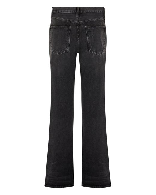 Agolde Black Flared Denim Pants