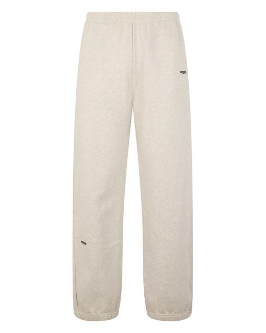 Represent White Sports Trousers for men