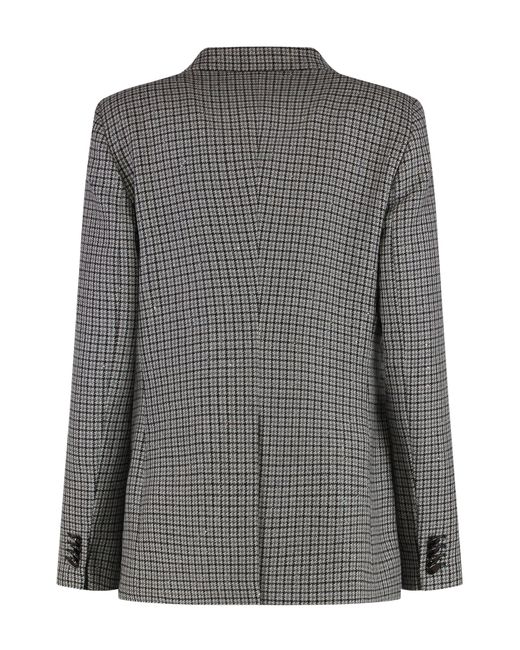 0205 Tagliatore Black Double-Breasted Wool Jacket