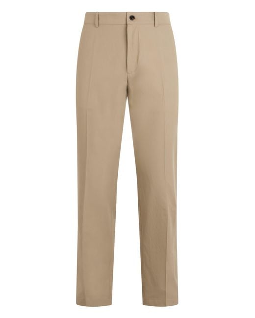 Burberry Natural Straight Trousers for men