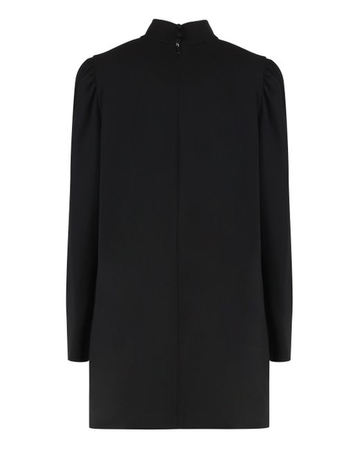 Max Mara Black Embassy Crepe Dress