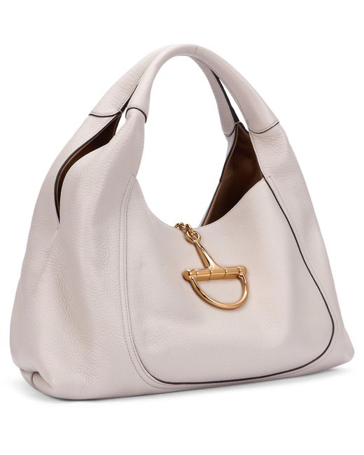 Gucci Natural Softbit Large Shoulder Bag