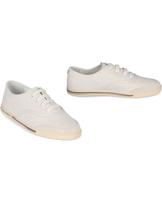 Dolce & Gabbana White Dolce & Gabbana Saint Tropez Sneakers for men