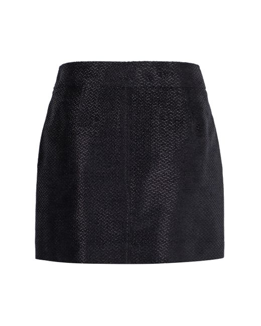 Tom Ford Black Chic Viscose Blend Mini Skirt