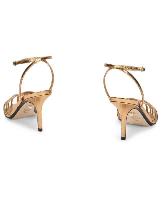 ALEVI Metallic Heel Sandal Blake 75