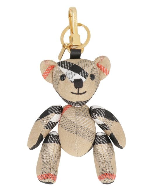 Burberry Metallic Thomas Teddy Bear Keyring