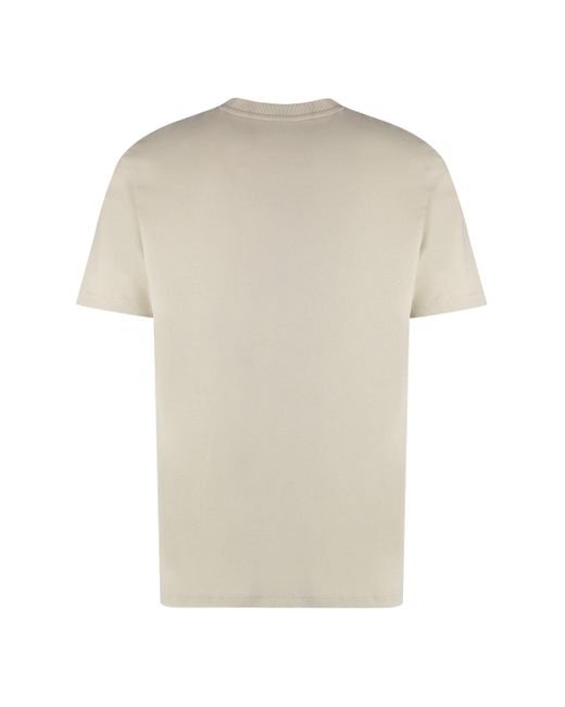 Boss White Cotton Crew-neck T-shirt for men