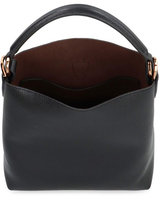 Tod's Black T Timeless Leather Bucket Bag