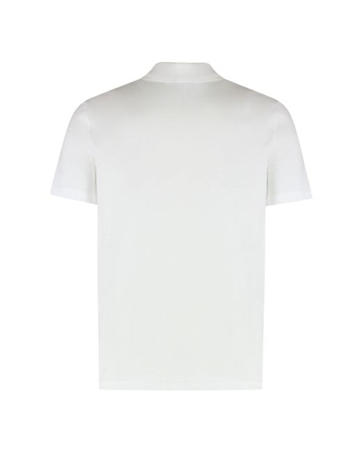 Polo Gots in piquet di cotone di A.P.C. in White da Uomo