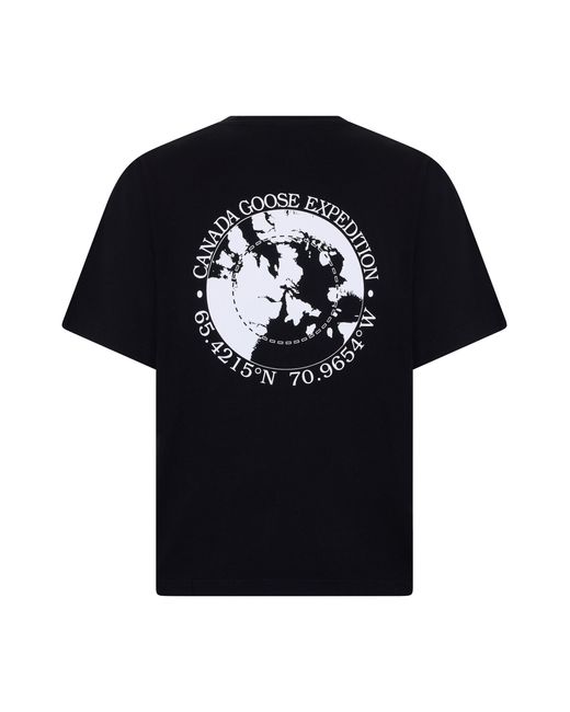 Canada Goose Black Cotton T-Shirt for men