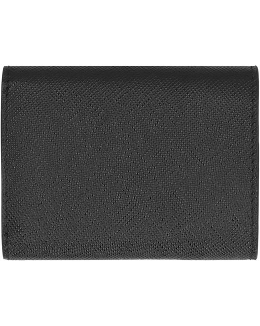 Portafoglio in pelle saffiano di Prada in Black